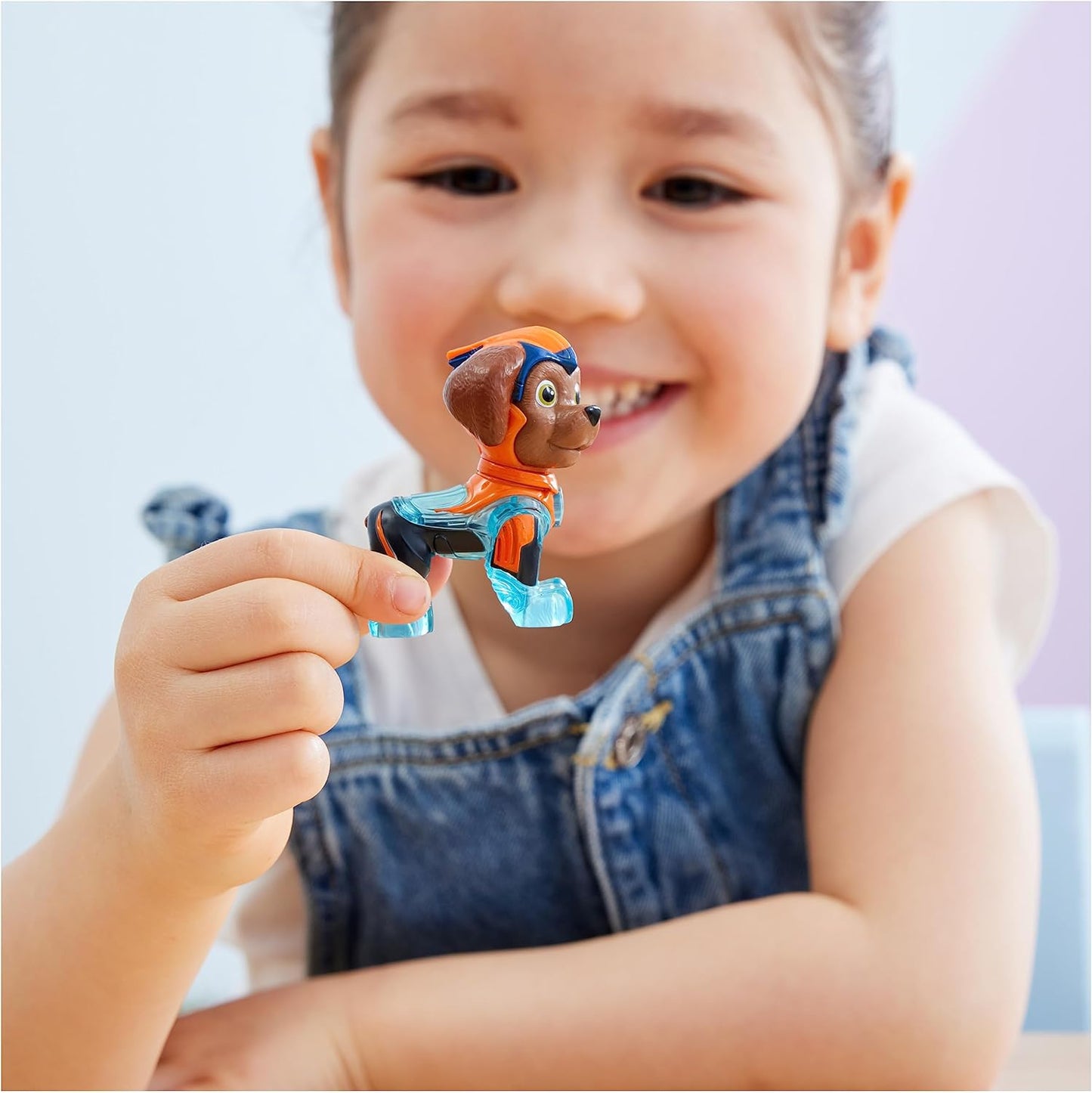 Paw Patrol: The Mighty Movie, Toy Jet Boat com Zuma Mighty Pups boneco de ação, luzes e sons, brinquedos infantis para meninos e meninas 3+