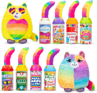 Basic Fun Misfittens, Peluche Gato Sorpresa Wave 4, Juguete Suave y Acogedor para Niñas y Niños, Juguetes para Niños Pequeños, Regalo de Peluche para Niños, Apto para Niños a Partir de 4 Años, Basic Fun, 03939