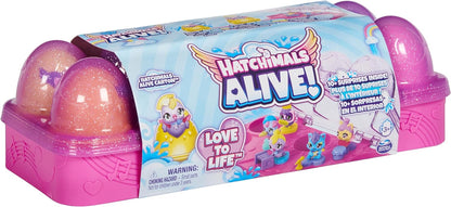 HATCHIMALS Alive, brinquedo de caixa de ovos com 5 minifiguras-  a partir de 3 anos