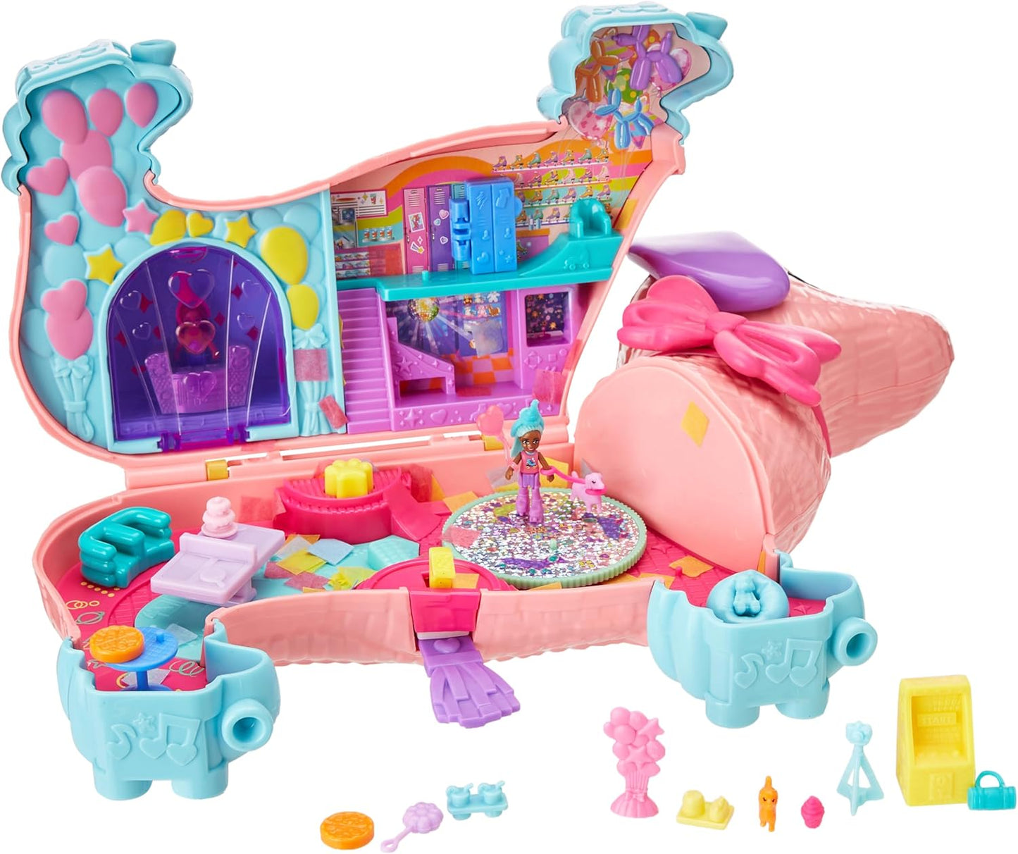 Polly Pocket-La Fete Du Chiot-Coffret com estatuetas HYD98