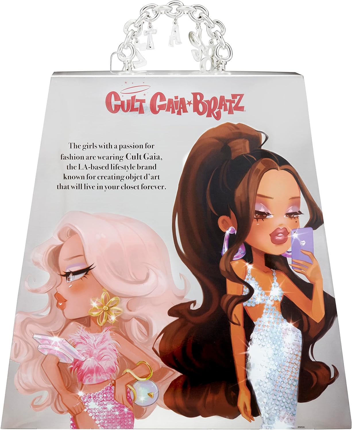 Bratz Boneca de moda de designer de edição especial HyperX Bratz x Cult Gaia - CLOE - Inclui duas roupas de moda premium e acessórios de moda em embalagens premium - para crianças e colecionadores com mais de 4 anos