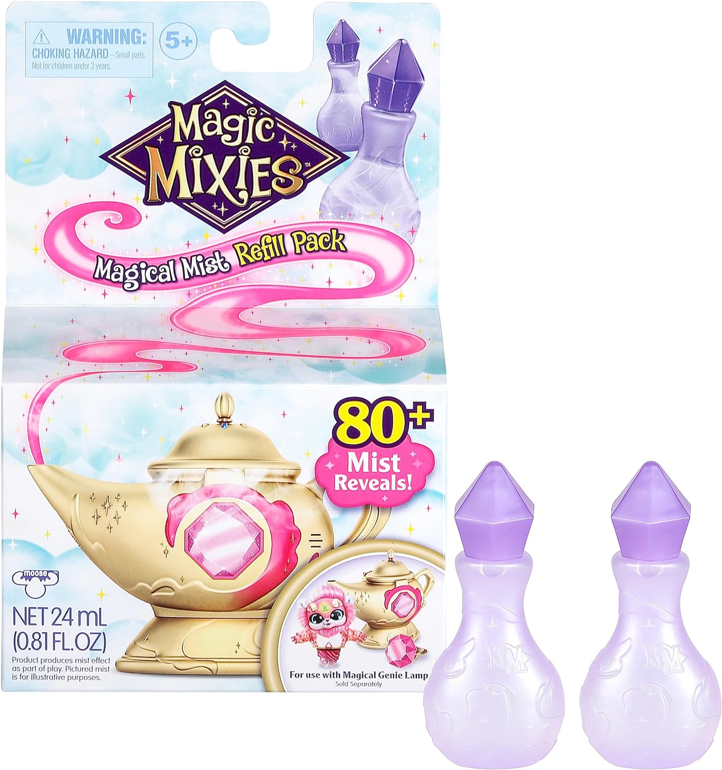 Magic Mixies - Pacote de recarga de névoa mágica para lâmpada Magic Genie,