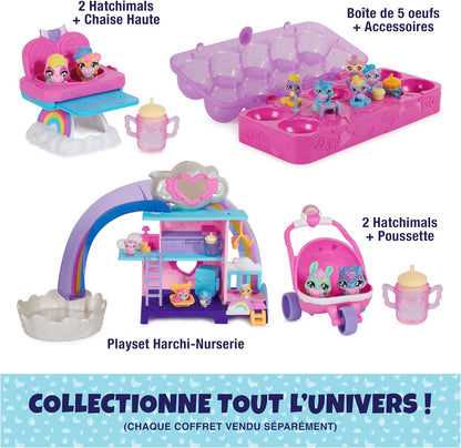 HATCHIMALS Alive, brinquedo de caixa de ovos com 5 minifiguras-  a partir de 3 anos