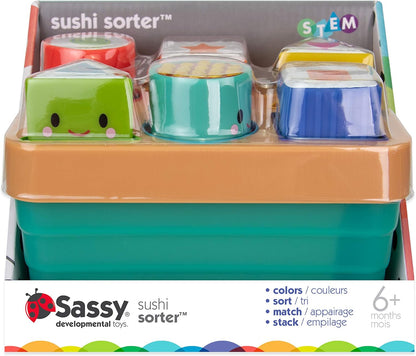 Sassy Baby Sushi Sorter - 6m+ Multi