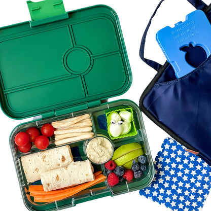 Yumbox TAPAS Tamanho Maior - Lancheira Bento à prova de vazamentos com 5 compartimentos para pré-adolescentes, adolescentes e adultos (Greenwich Green)…