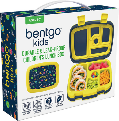 Bentgo lancheira infantil à prova de vazamento, lancheira infantil estilo Bento com 5 compartimentos