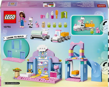 LEGO Gabby’s Dollhouse Gabby’s Kitty Care Ear Animal Playset para crianças, brinquedo de dramatização para meninas e meninos de 4 anos ou mais, com slide e figuras, presente de aniversário para crianças 10796