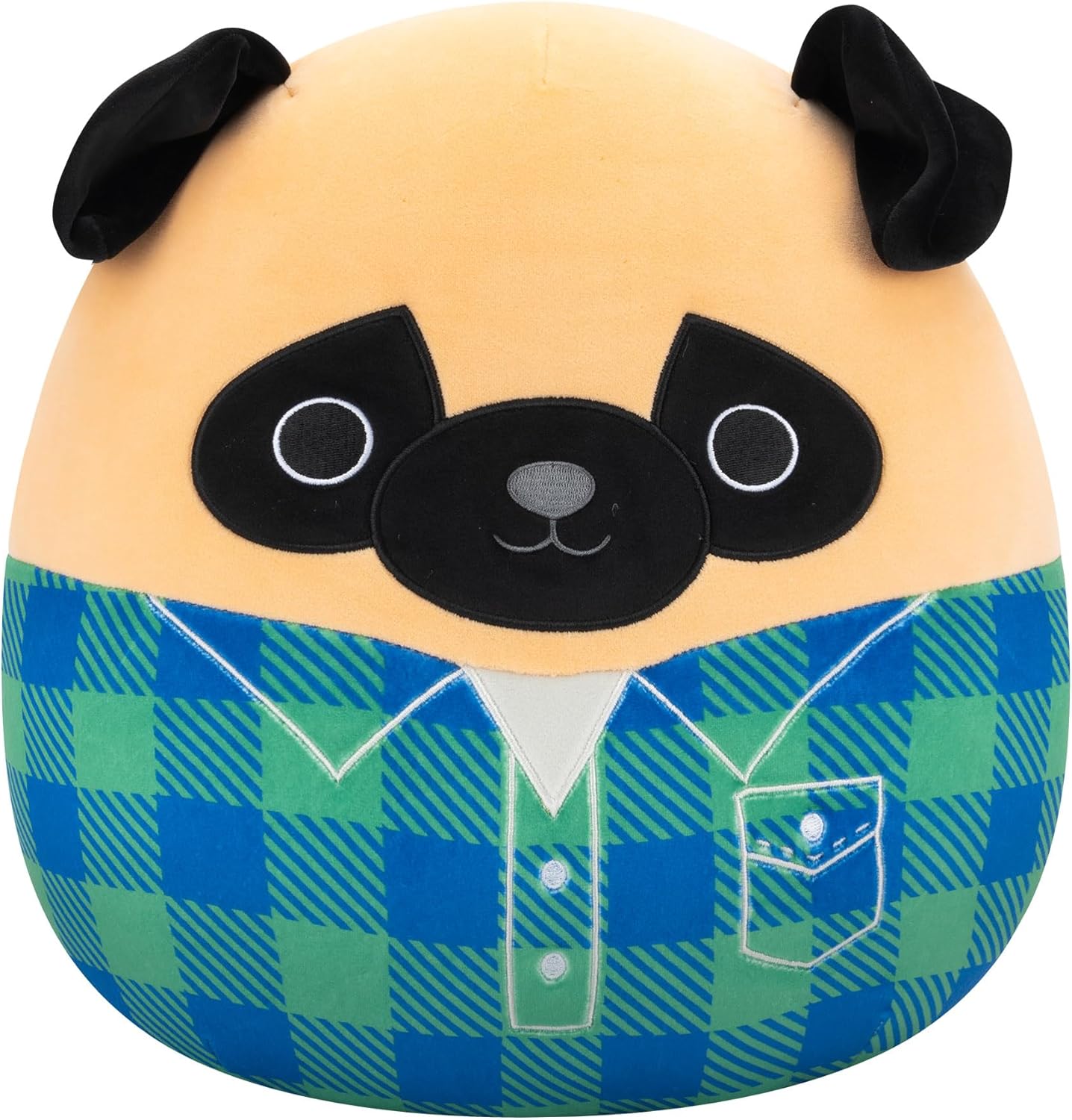 Squishmallows Original 12 Polegadas - Príncipe, o Pug Marrom