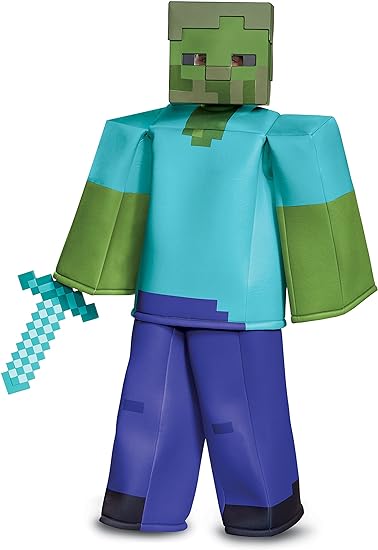 Disfraz Disfraz Minecraft Prestige Kid Disfraz de Zombi