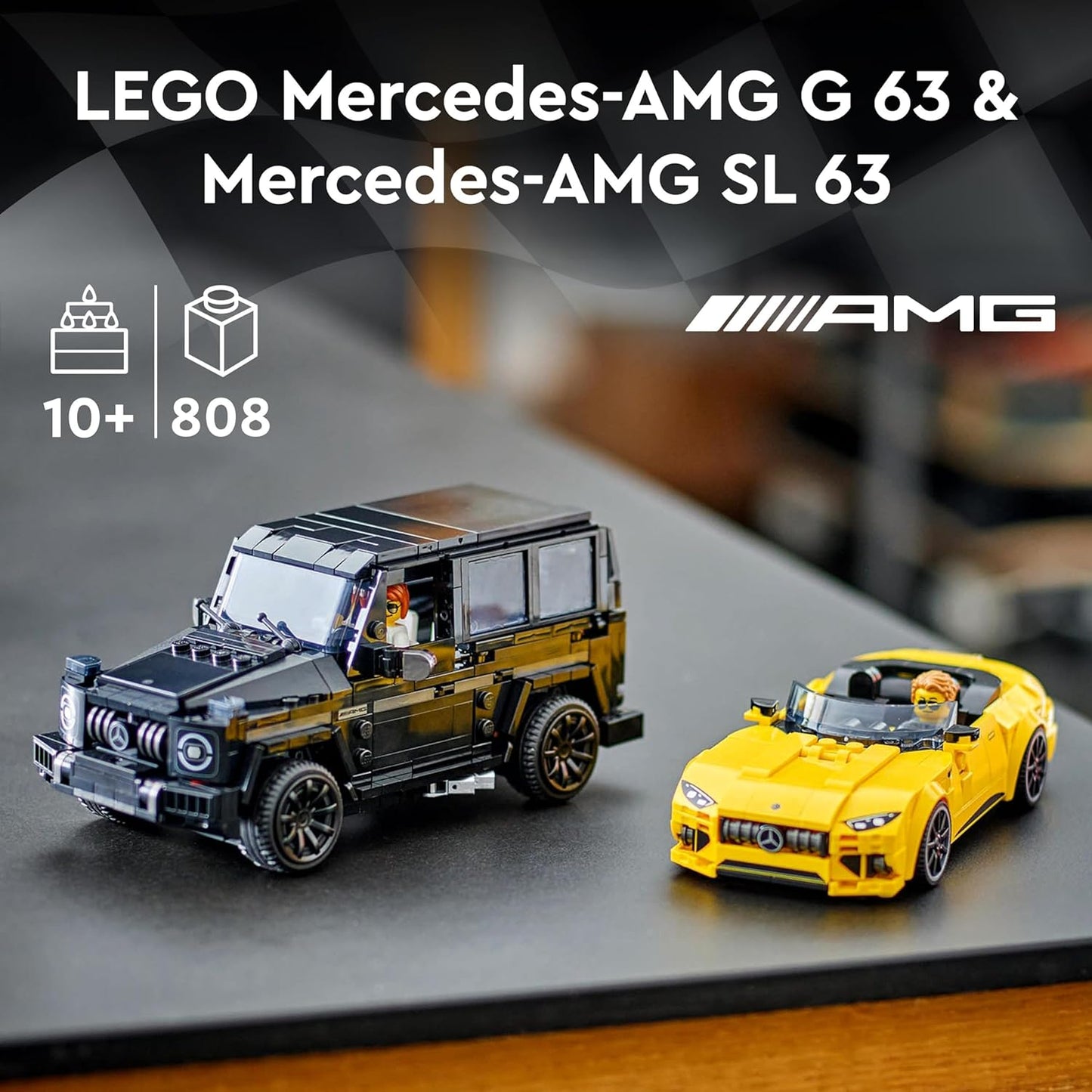 LEGO 76924 Campeones de Velocidad Mercedes-AMG G 63 y Mercedes-AMG SL 63 - 10 años y más 76924