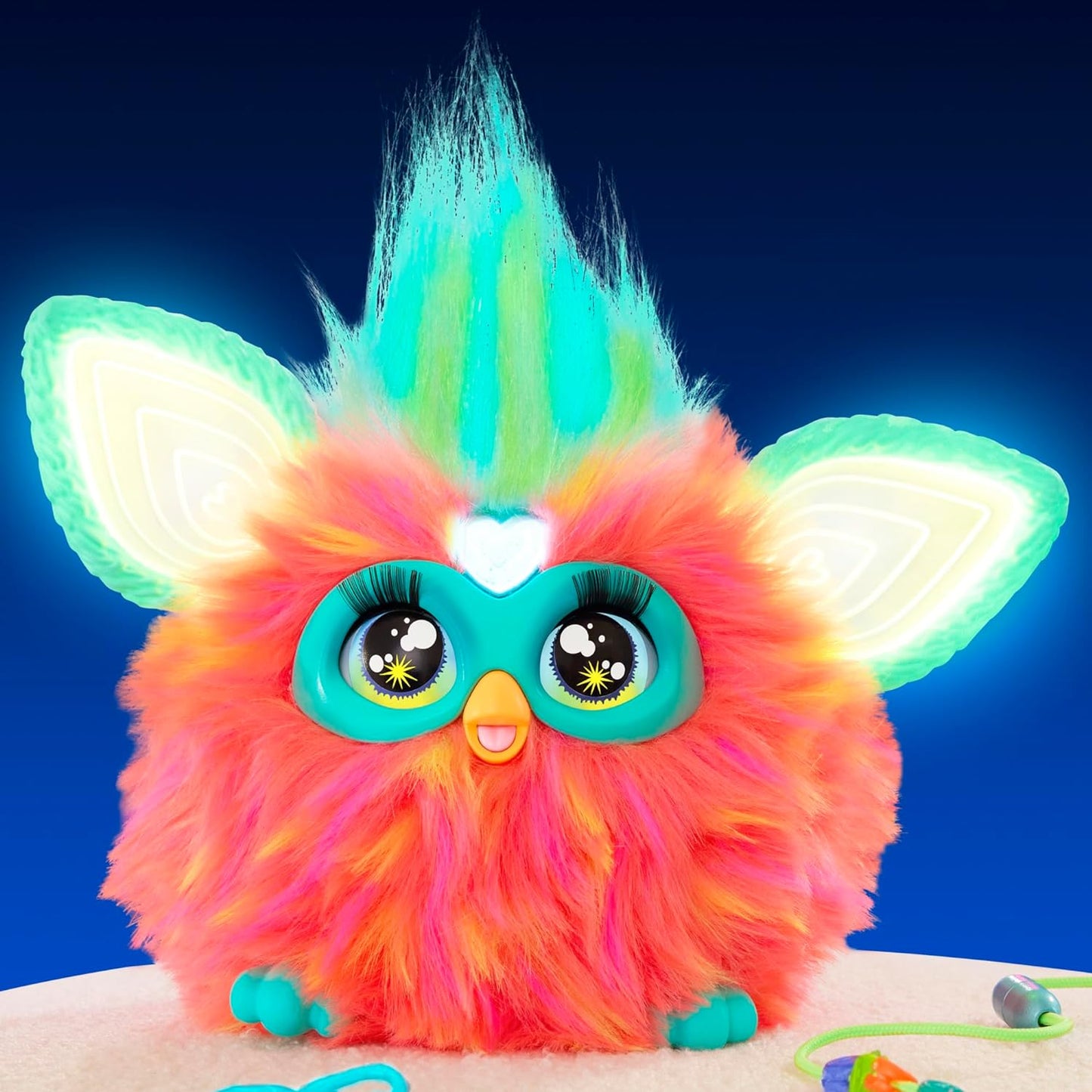 Hasbro Furby Coral Brinquedo Interativo Ativado por Voz para Crianças de 6 Anos 15 Acessórios - Versão Espanhola