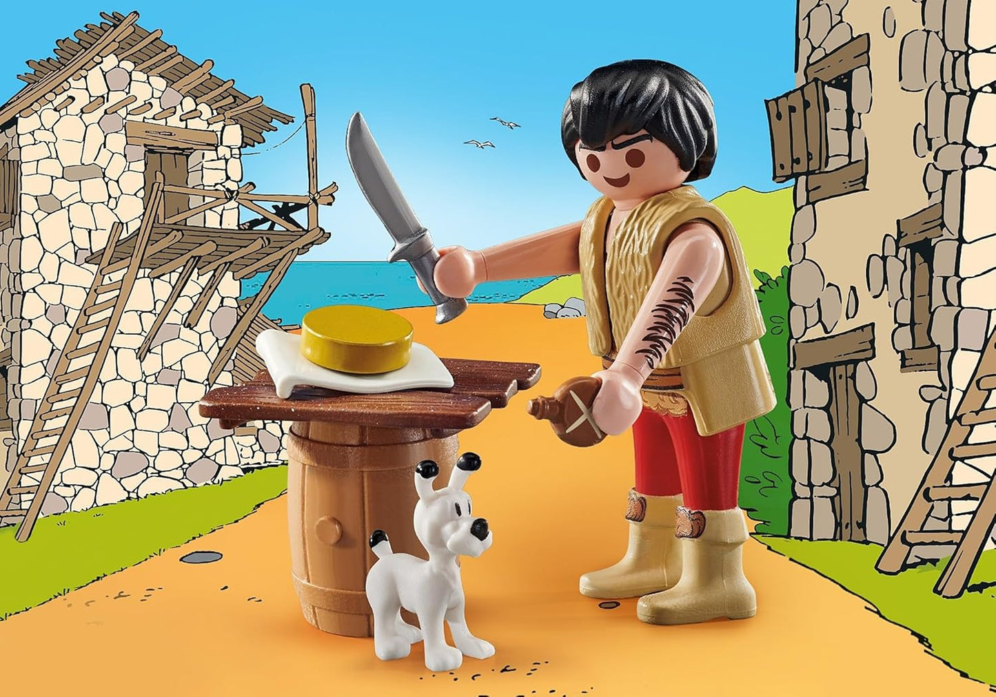 Playmobil 71548 Asterix: Boneywasawarriorwayayix, bonecos de coleção, colecionadores e leques de asterix, dramatização divertida e imaginativa, conjuntos de jogos adequados para crianças de 5 anos ou mais