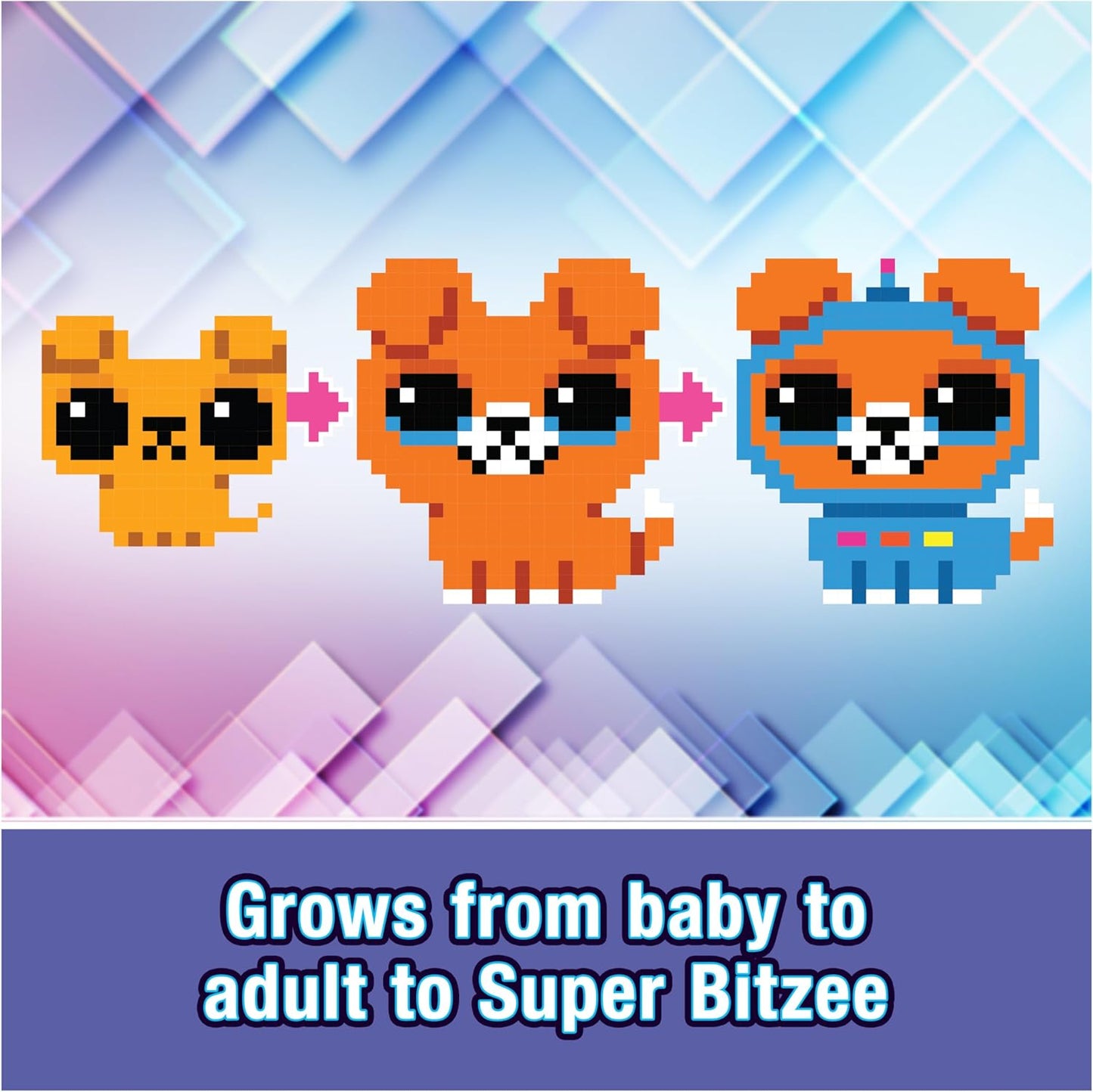 Bitzee, brinquedo interativo digital pet e estojo com 15 animais dentro