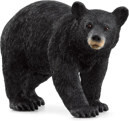 Schleich 14869 WILD LIFE Estatueta de urso preto americano para maiores de 3 anos