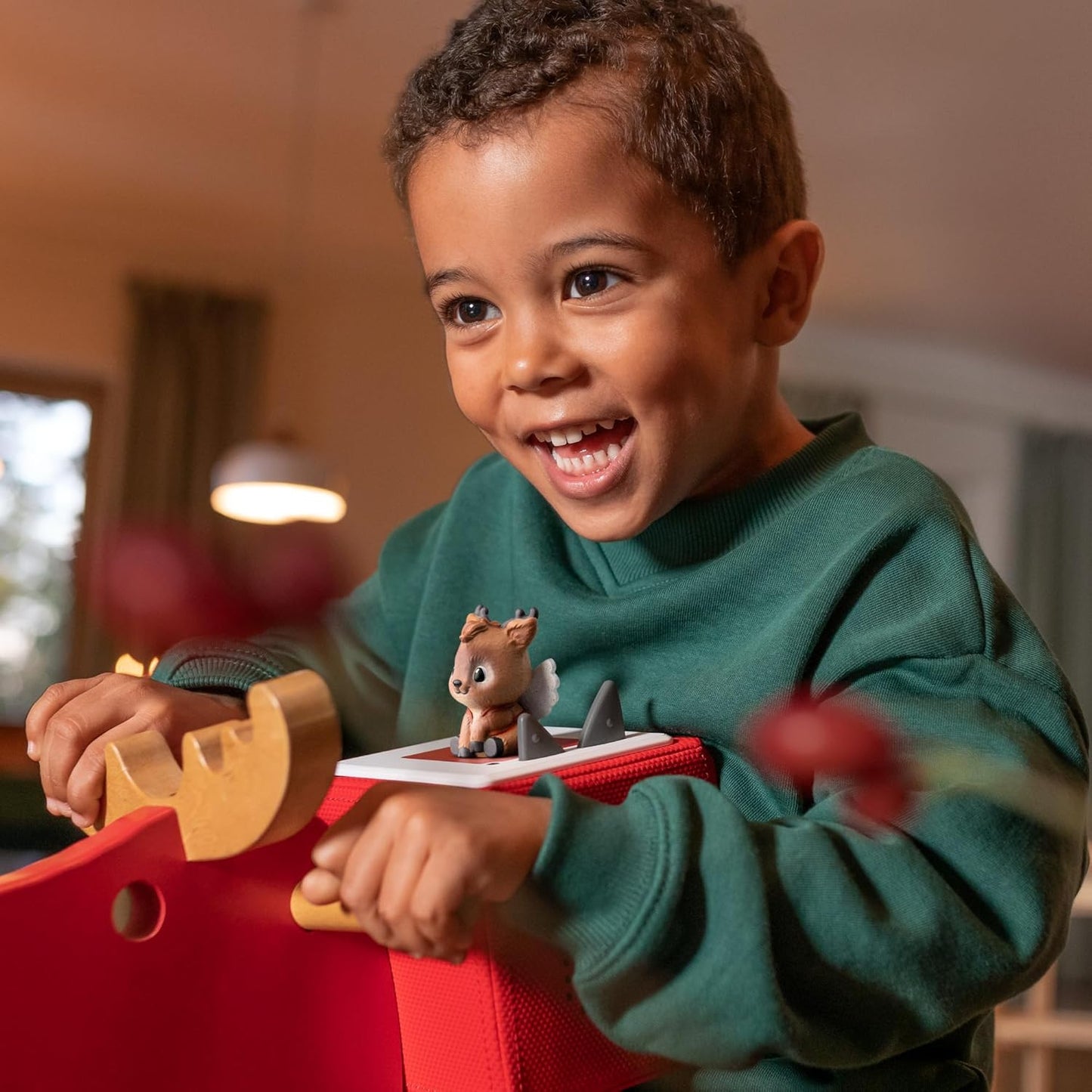 tonies Personagem de áudio do desejo de Natal da pequena rena, calendário do advento de histórias com histórias de Natal, audiolivros para crianças, para uso com Toniebox