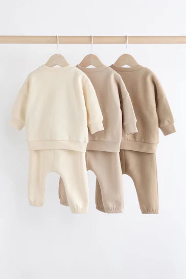 |Bebé| Suéteres y joggers para bebé Cozy Neutral, paquete de 6 (0 meses a 3 años)