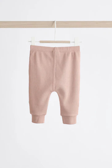 |Niña| Conjunto de top y leggings para bebé - Conejito Neutral (0 meses a 3 años))