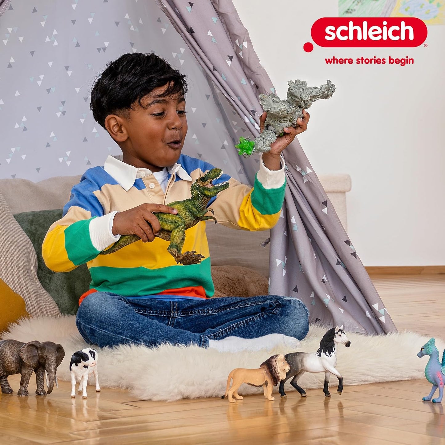 SCHLEICH 15021 Agustinia Dinossauros Brinquedo Figurine para crianças de 4 a 12 anos