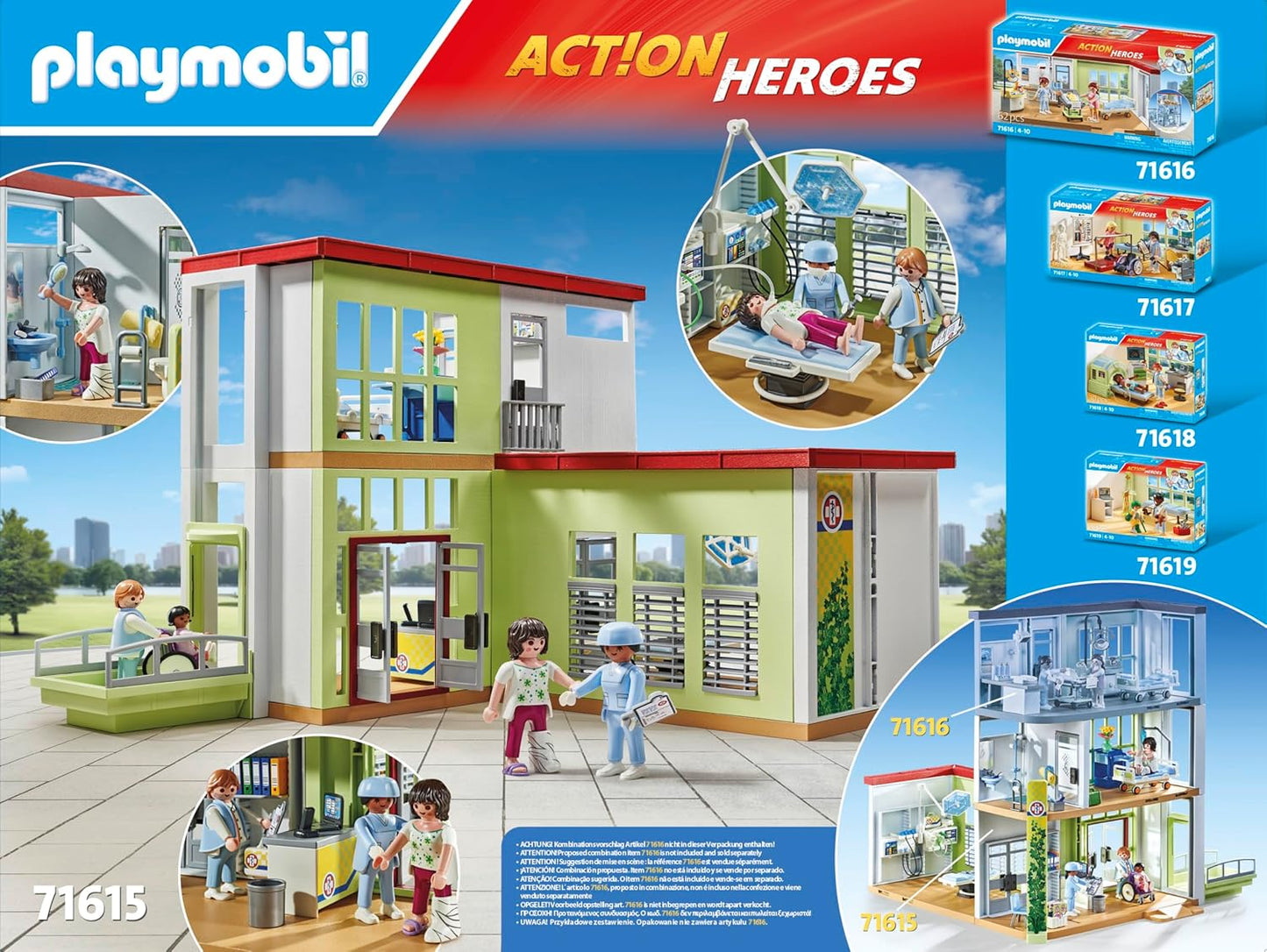 Playmobil Conjunto de brinquedo Action 71615