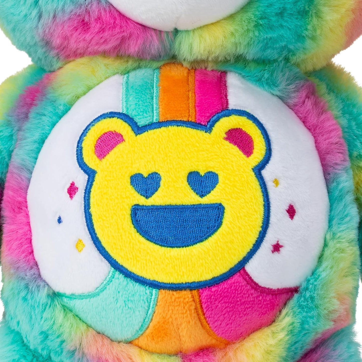 Care Bears, Good Vibes Bear Peluche mediano de 35 cm, ecológico, juguetes de peluche coleccionables para niños, peluches para niñas y niños, lindos ositos de peluche adecuados para niñas y niños de 4 años en adelante, diversión básica 22684