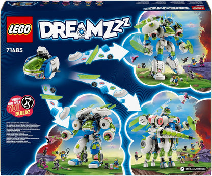 LEGO DREAMZzz Mateo e Z-Blob, o Cavaleiro Battle Mech Set, brinquedo do ônibus espacial reconstrói em 3 figuras de ação de robô diferentes para meninos e meninas, presente de aniversário de fantasia para crianças a partir de 10 anos