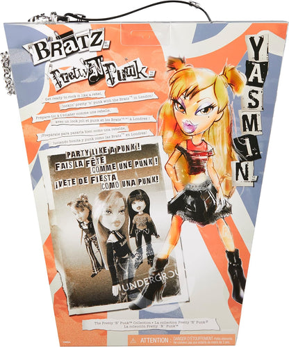 Bratz Boneca da moda Pretty ‘N’ Punk - YASMIN - Duas bonecas de relançamento favoritas dos fãs com roupas da moda mix & match, mala personalizável e acessórios divertidos - para crianças e colecionadores com mais de 6 anos