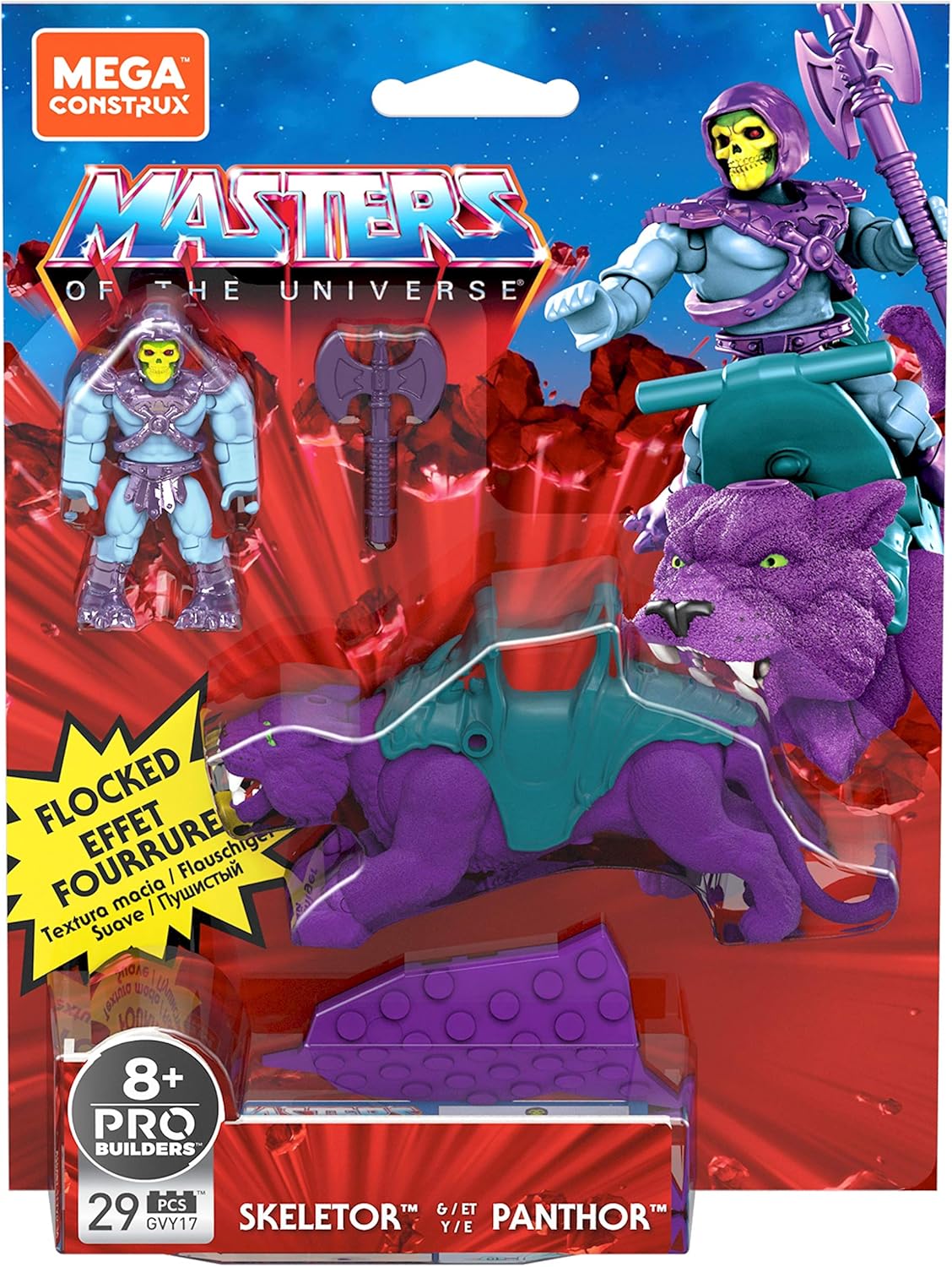 Mega Bloks Mega Construx Mestres do Universo Esqueleto e Panthor