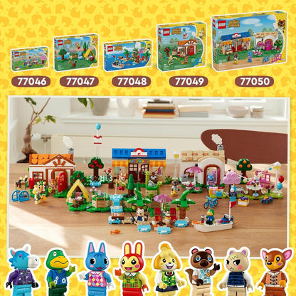 LEGO Animal Crossing Nook’s Cranny & Rosie’s House Brinquedo de construção criativo para crianças, meninas e meninos com mais de 7 anos, inclui 2 personagens da série de videogame, ideia de presente de aniversário 77050