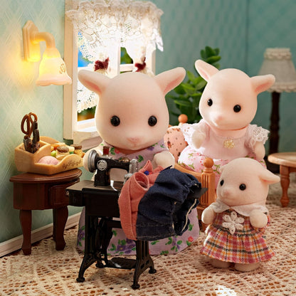 Sylvanian Families Família de cabras - conjunto de casa de bonecas 5622