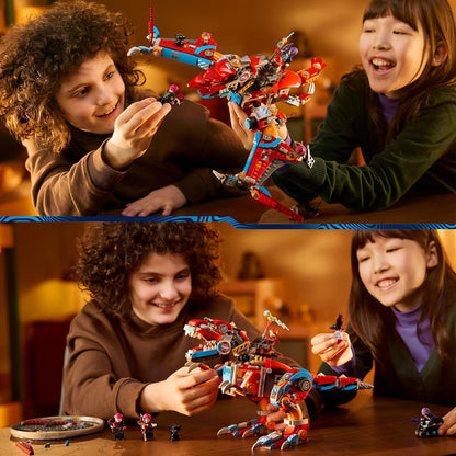 LEGO DREAMZzz Conjunto Robot Dinosaur C-Rex de Cooper, T. rex Dino Action Figure reconstrói em um brinquedo pterodáctilo legal para meninos e meninas de 9 anos ou mais,