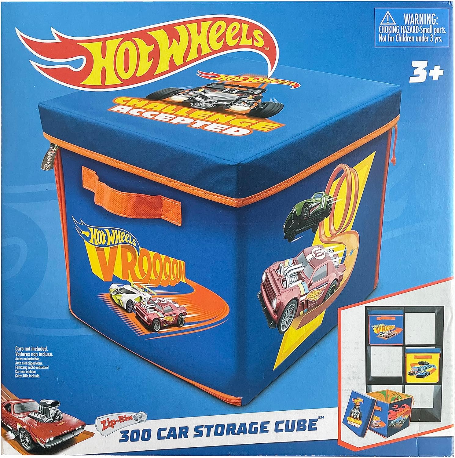 Hot Wheels Tapete e armazenamento PETERKIN ZipBin Arrecada o para 3