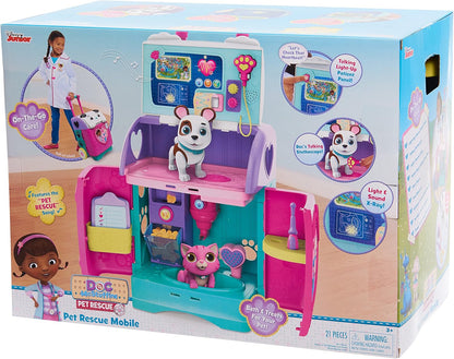 Doc McStuffins 92446 Baby All In One Nursery Pet Rescue Móvel, Multicolorido