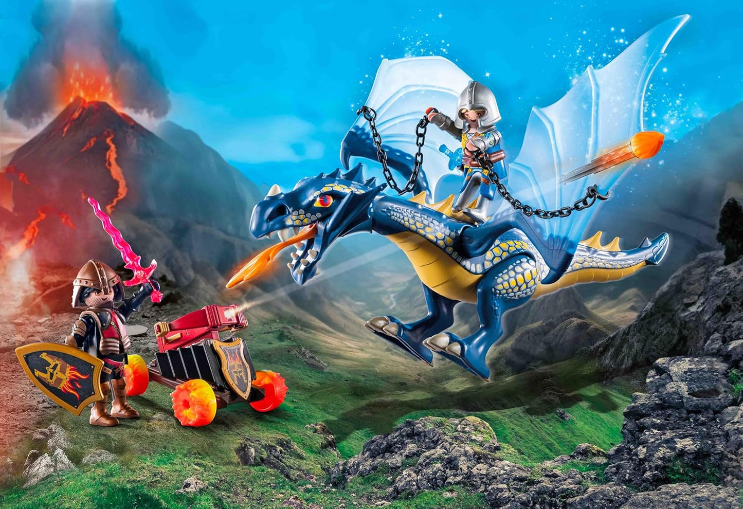 Playmobil Dragão em combate