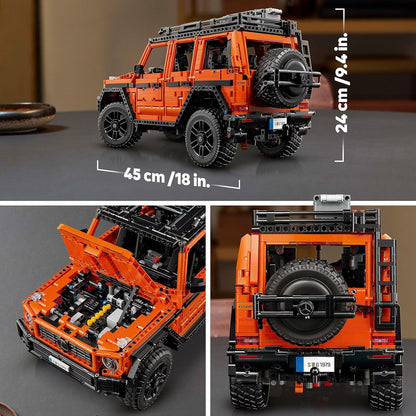 LEGO Conjunto de construção de linha Technic Mercedes-Benz G 500 PROFESSIONAL, kit de modelo de carro para adultos construirem, veículo off-road 4X4 colecionável, presente para homens, mulheres,