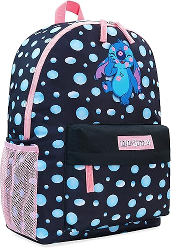 Disney Mochila para meninas, mochilas escolares Stitch para meninas