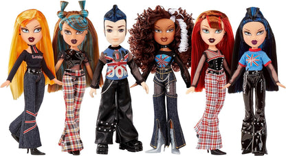 Bratz Boneca da moda Pretty ‘N’ Punk - YASMIN - Duas bonecas de relançamento favoritas dos fãs com roupas da moda mix & match, mala personalizável e acessórios divertidos - para crianças e colecionadores com mais de 6 anos