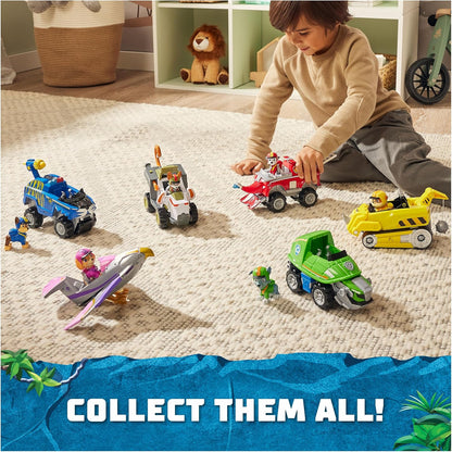 Paw Patrol Jungle Pups, veículo elefante de luxo de Marshall, caminhão de brinquedo com boneco de ação colecionável, brinquedos infantis para meninos e meninas de 3 anos ou mais