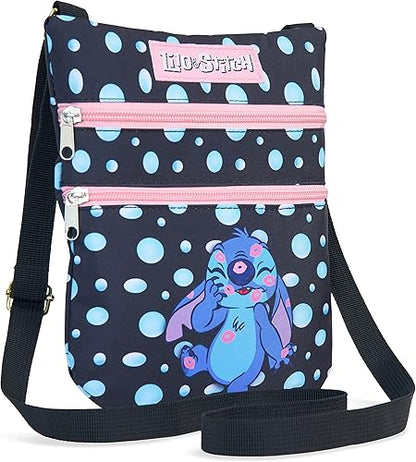 Disney Stitch Bag para meninas, Lilo e Stitch Bolsa tiracolo