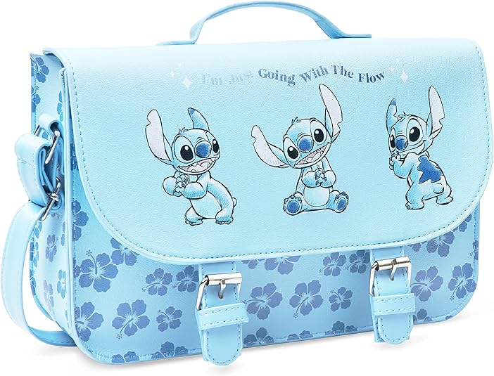 Disney Stitch Bag para meninas, Lilo e Stitch Bolsa tiracolo