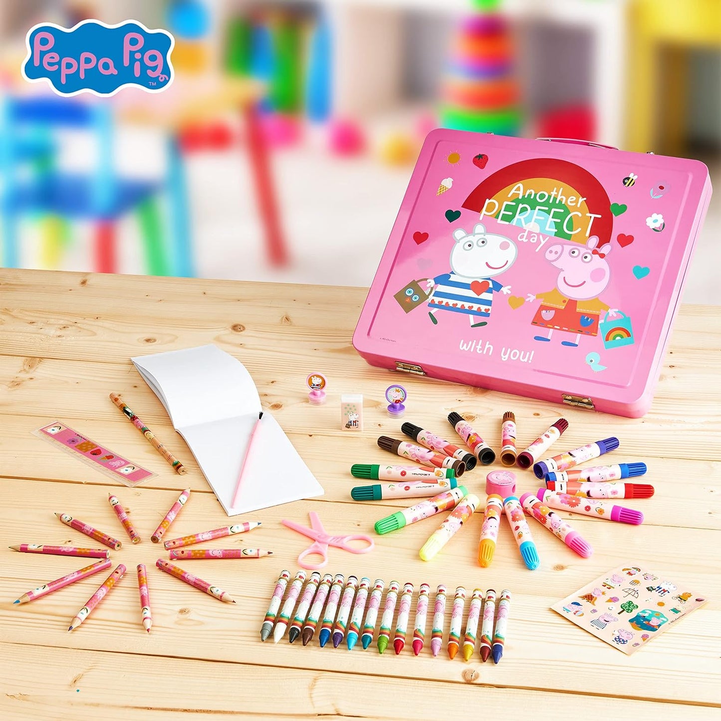 Peppa Pig Art Set - lápices de colores para niños