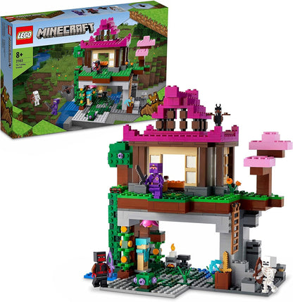 LEGO Kit de construção Minecraft The Training Grounds 21183; Minecraft House Dojo e Cave Toy com personagens icônicos – um Ninja, Rogue, Skeleton e um Bat; Ótimo presente para crianças a partir de 8 anos