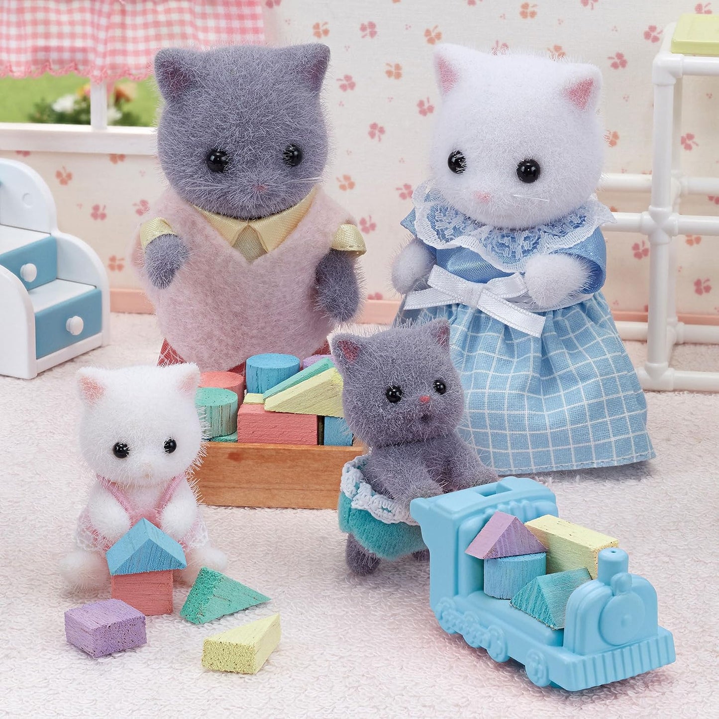 Sylvanian Families Gatos persas gêmeos