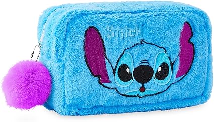 Disney Stitch Bolsa de Higiene Pessoal Bolsa de Viagem para Armazenamento de Maquiagem Bolsa de Vaidade Ideia de Presente para Meninas Adolescentes Mulheres