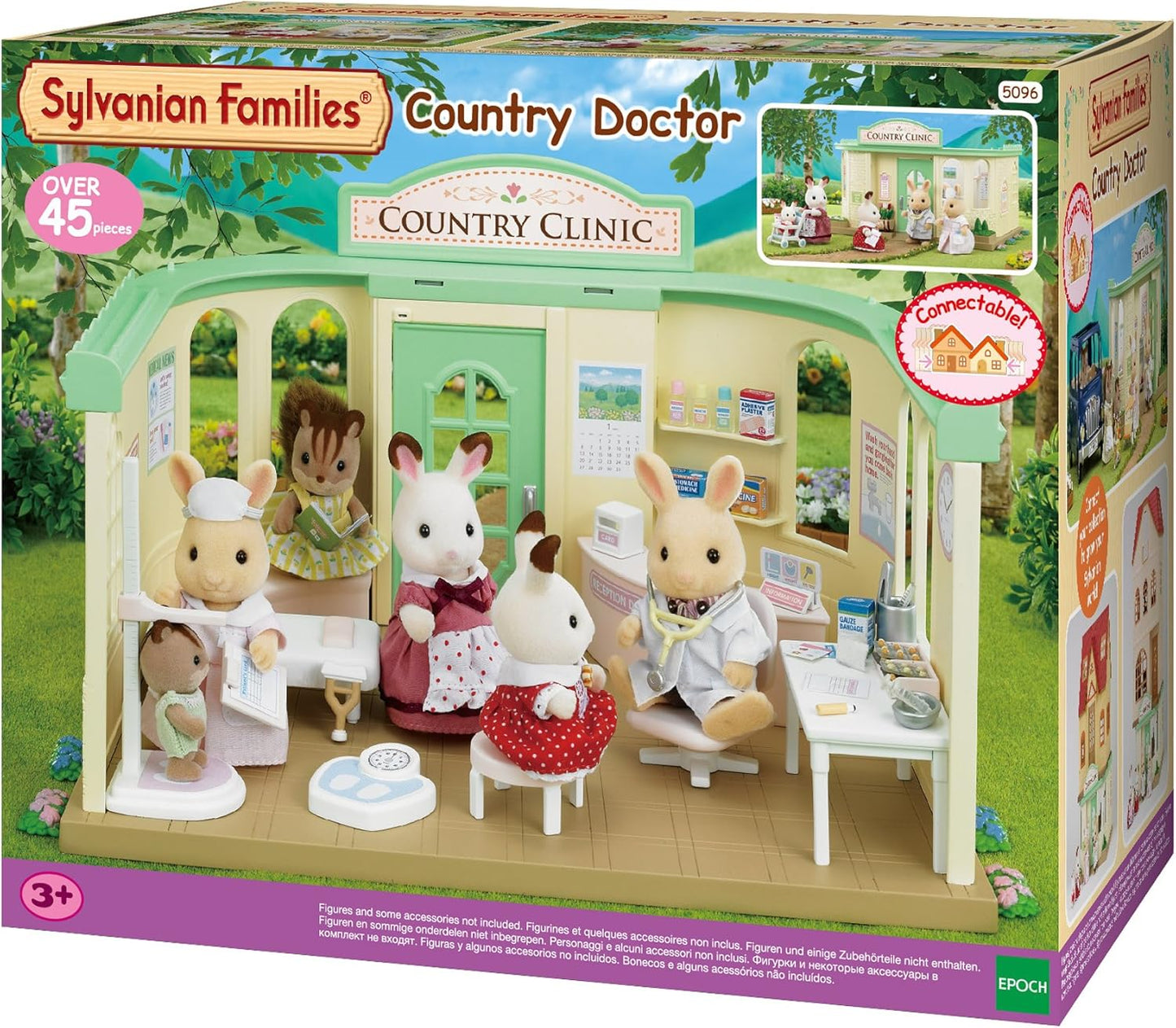 Sylvanian Families - Médico Rural e Família Ouriço