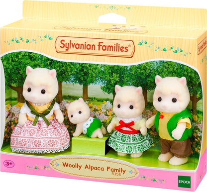 Sylvanian Families Família de alpacas lanosas