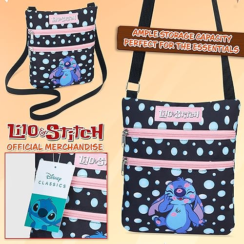 Disney Stitch Bag para meninas, Lilo e Stitch Bolsa tiracolo