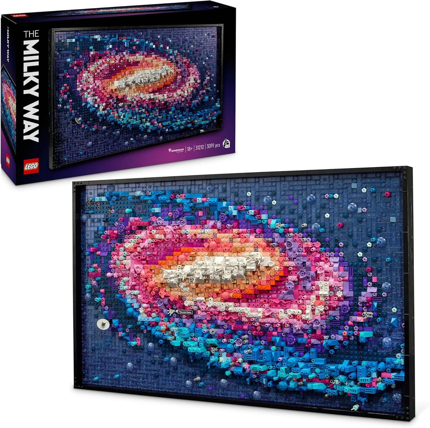 LEGO 31212 Conjunto Art The Milky Way Galaxy