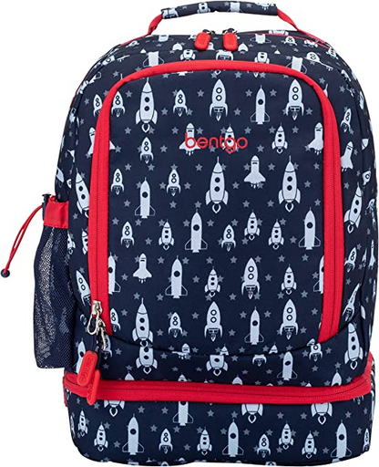 Bentgo Mochila 2 em 1 com estampas infantis e lancheira isolada