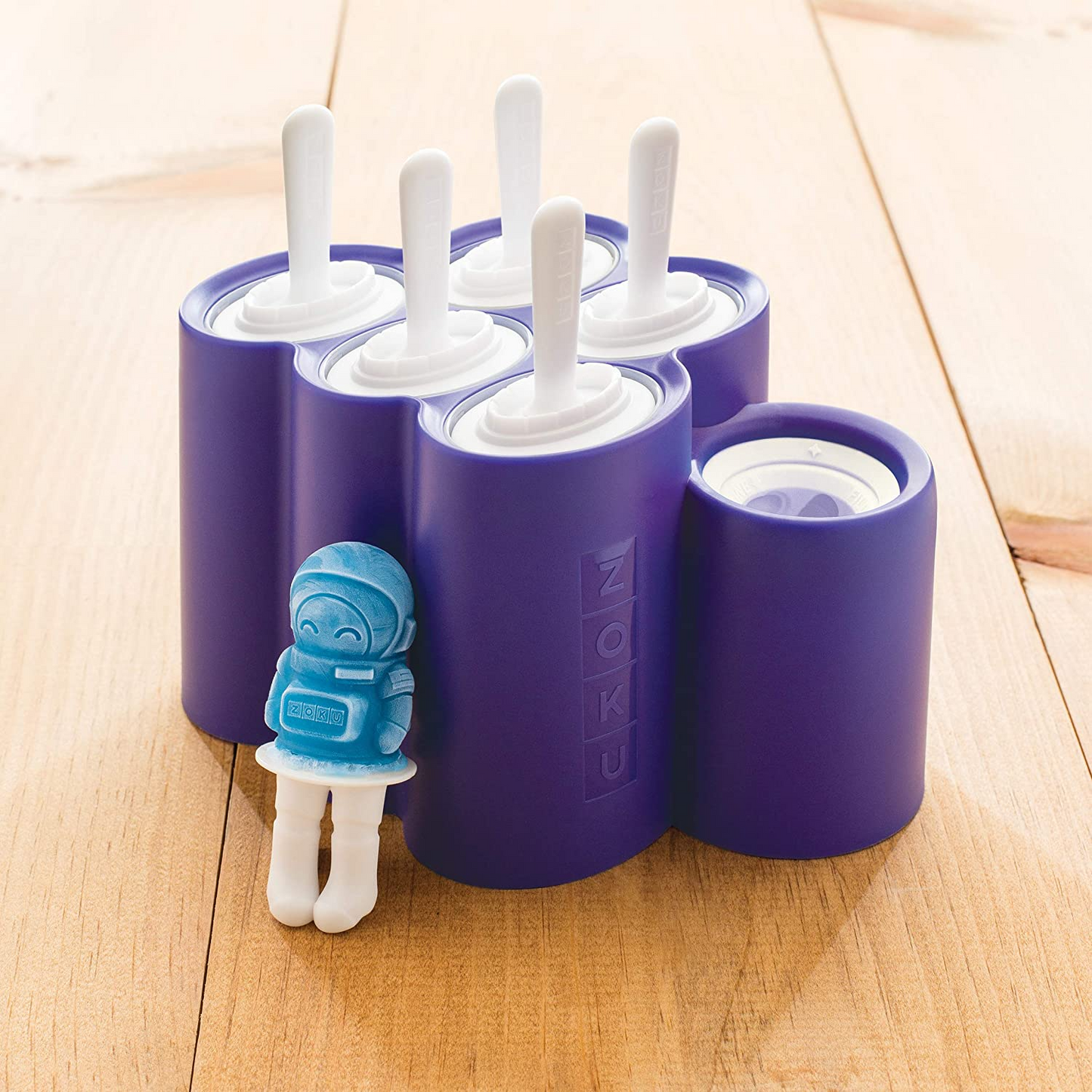 Zoku ZK124 Moldes Space Pop, silicone, Roxo