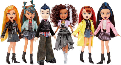 Bratz Boneca da moda Pretty ‘N’ Punk - YASMIN - Duas bonecas de relançamento favoritas dos fãs com roupas da moda mix & match, mala personalizável e acessórios divertidos - para crianças e colecionadores com mais de 6 anos